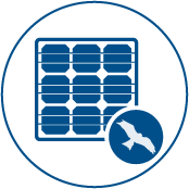 SunBrush mobil Des fientes d'oiseaux sur le module solaire